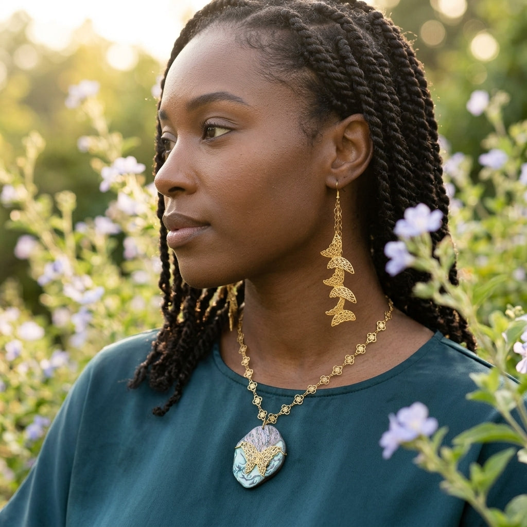 Butterfly Dangle Earrings