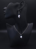Conch Earring and Necklace Set for Oceanic Beach Jewelry Collection