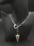 Crystal and Heart Necklace