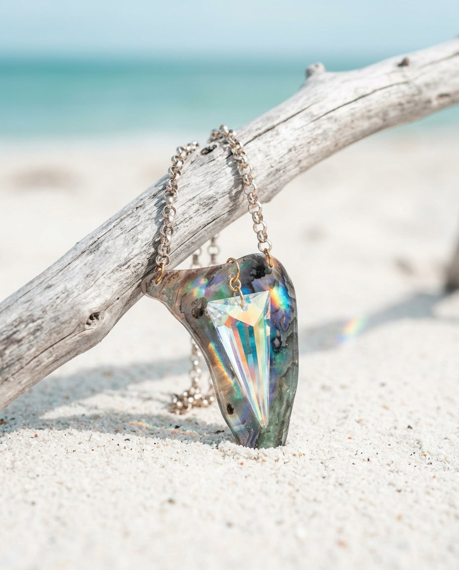 Pendant necklace — Coastal Lifestyle Scene | Generated by Modelize
