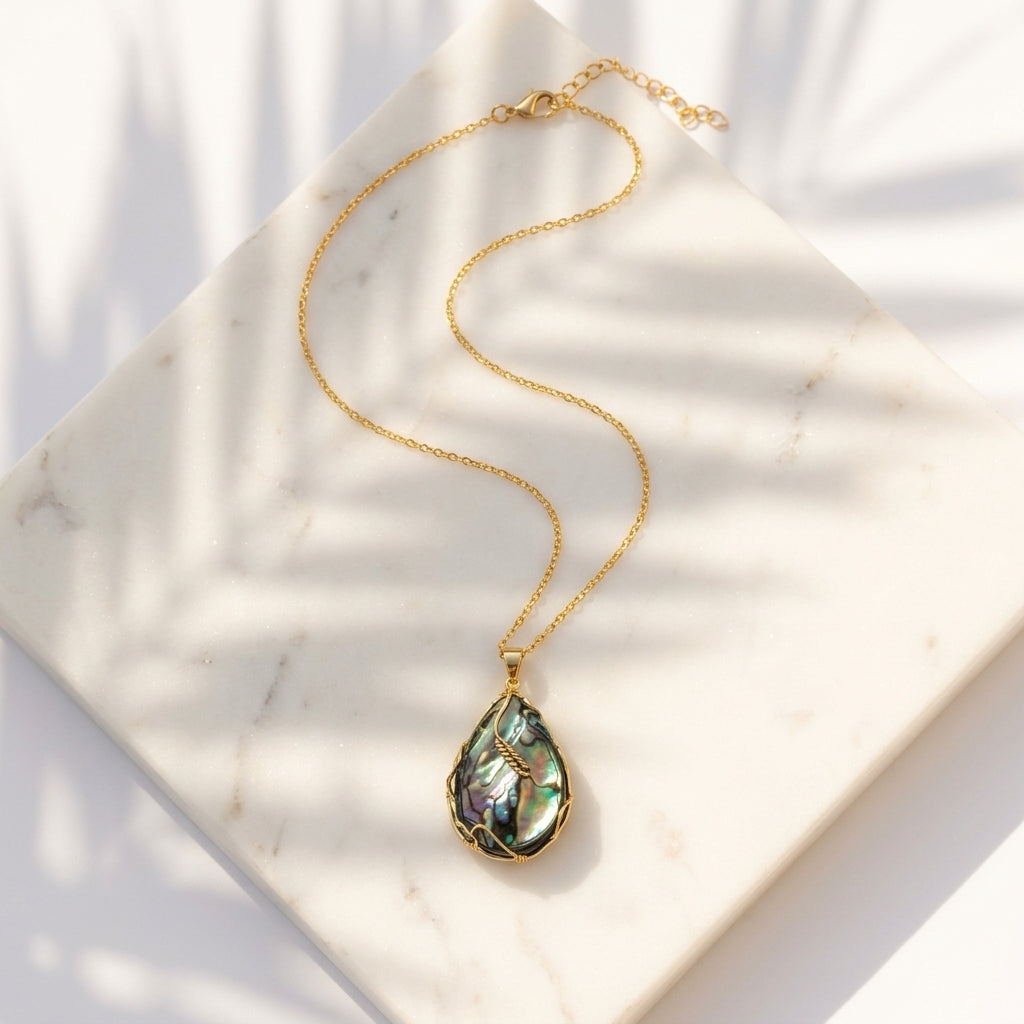 Pendant necklace — Elegant Studio Packshot | Generated by Modelize