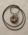 Pendant Necklace — Organic Flat Lay | Generated by Modelize