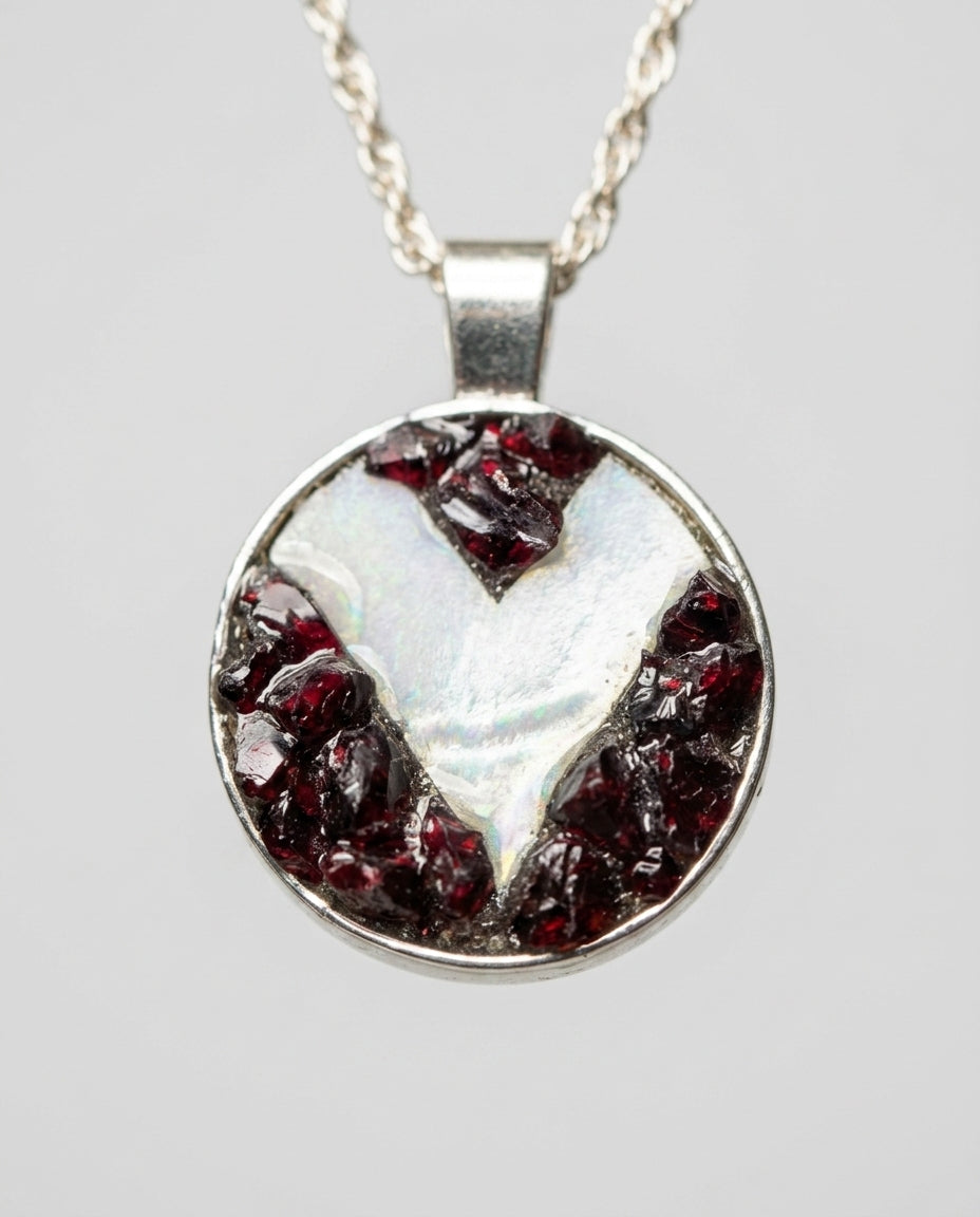 Pendant Necklace — Macro Texture Detail | Generated by Modelize