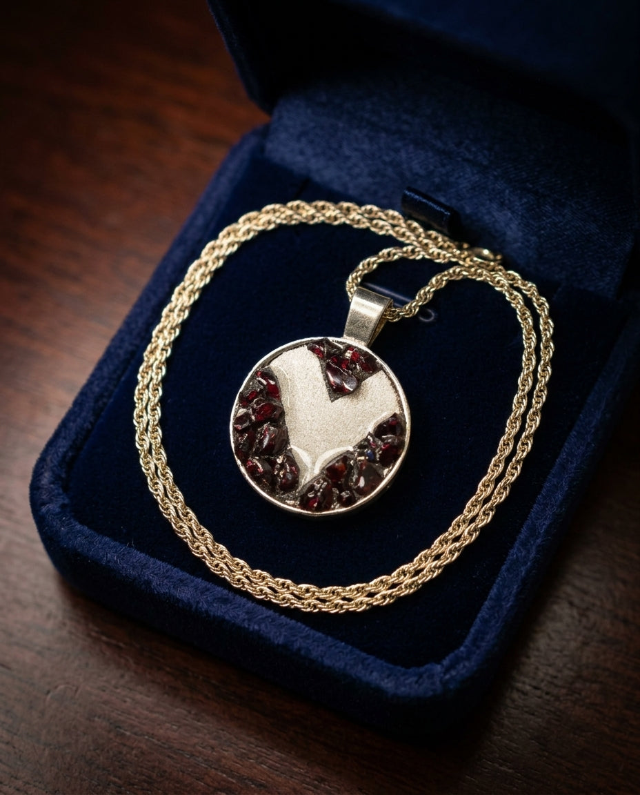 Pendant necklace — Premium Packaging Presentation | Generated by Modelize